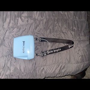 Light Blue palm angel pad lock bag